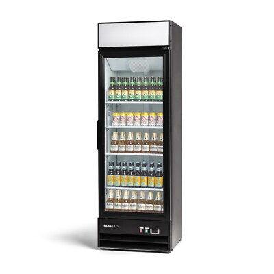 PEAKCOLD Single Glass Door Upright Display Cooler