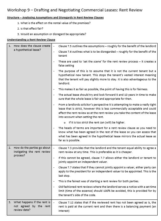 LPC Exam Notes 2023/24 Advanced Real Estate University of Law eBay