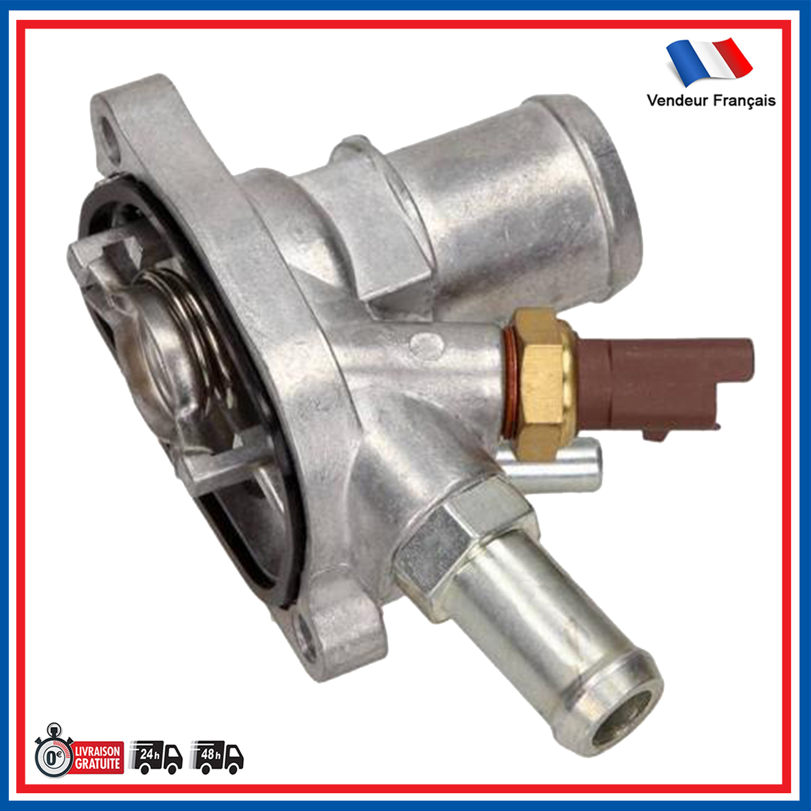 Boitier de thermostat pour moteurs Alfa Fiat Lancia remplace 55202176 1338271