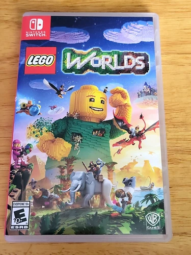Lego Worlds Nintendo Switch System Warner Brothers 2018 NEAR MINT WITH CASE