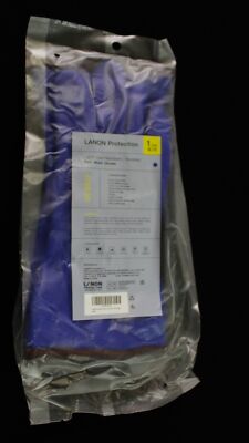 LANON Protection Unisex PVC Coated Heavy Duty Work Gloves CA4 Blue Size XL NWT