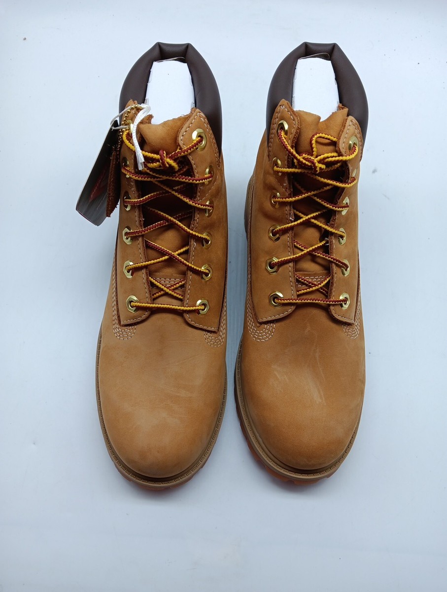 Timberland Men's 6 Inch Premium Waterproof Boots Wheat Nubuck