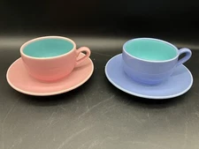 2 Lindt Stymeist Japan Colorways Demitasse Espresso Cup & Saucers  w/Tags