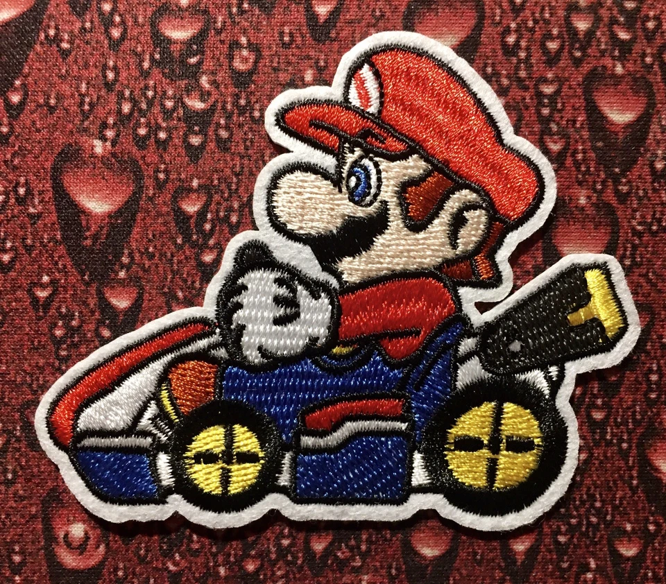 3 tolle Aufbügel Flicken Super Mario,Patch Aufbügler Aufnäher Bügelbild Neu !!! - Bild 2 von 4