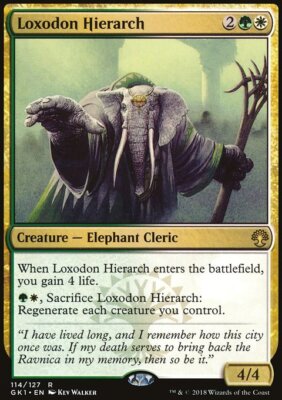 MTG Magic the Gathering Loxodon Hierarch (114/147) Guild Kit GRN LP