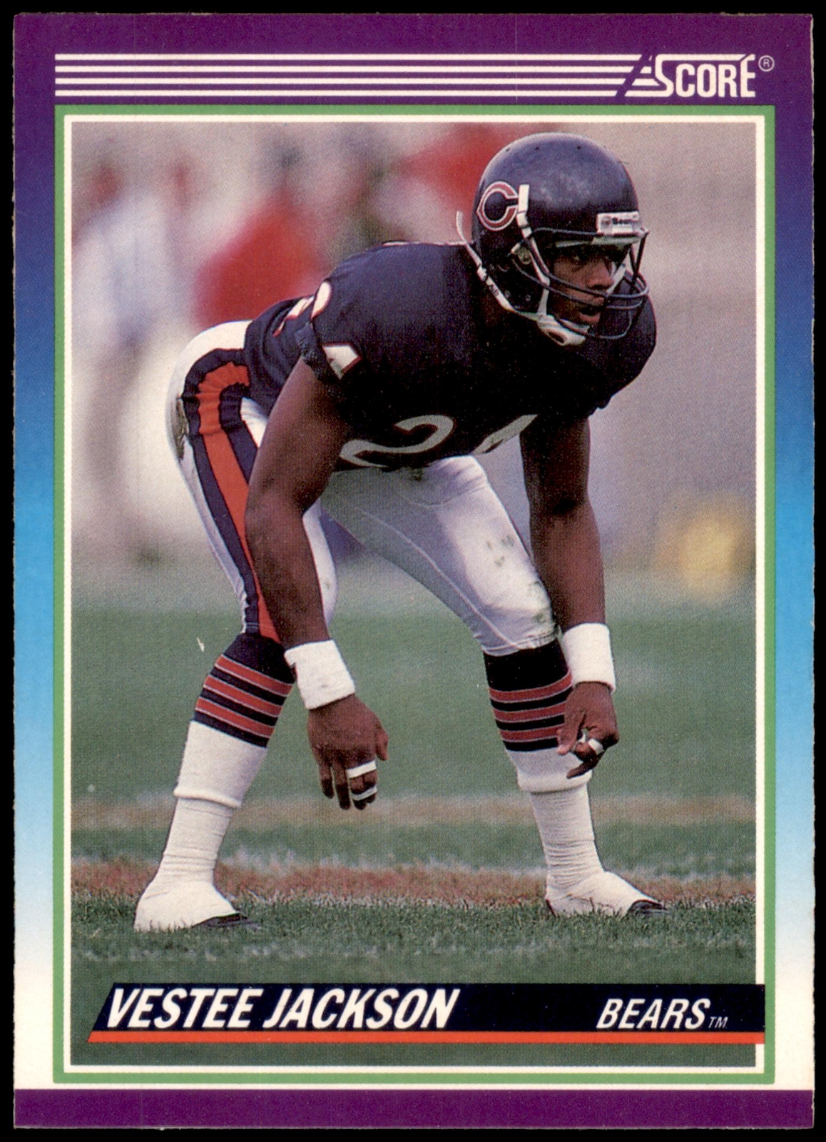 Vestee Jackson #454 1990 Score