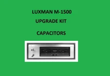 Amp LUXMAN M-1500 Repair KIT capacitor restoration service recap fix rebuild