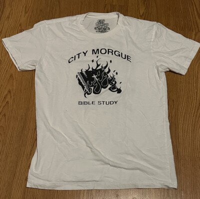 City Morgue Men's Short-Sleeve Morgue M medium (coleccion Piece) White