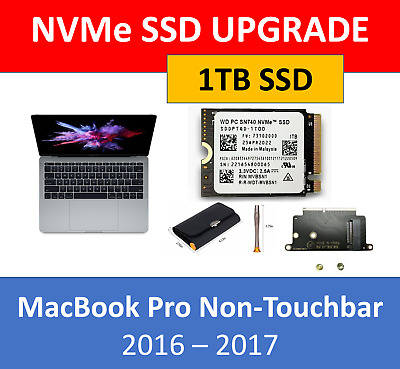 WD SN740 1TB SSD Kit For 2016 2017 MacBook Pro no touchbar WD SN740 1TB SSD Kit For 2016 2017 MacBook Pro no touchbar