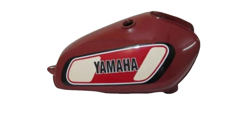 YAMAHA XT TT 500 RED PAINTED STEEL PETROL FUEL TANK 1N5 (1975-1977