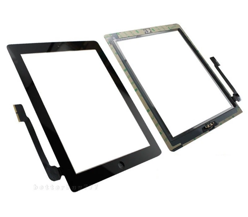 NEW iPad 4 Complete Front Glass Digitiser Touch Screen Assembly with Tools BLACK - Image 3 of 4