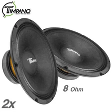 2x Timpano TPT-MD12 – 12" Pro Audio Mid Bass Loudspeakers 1600 Watts