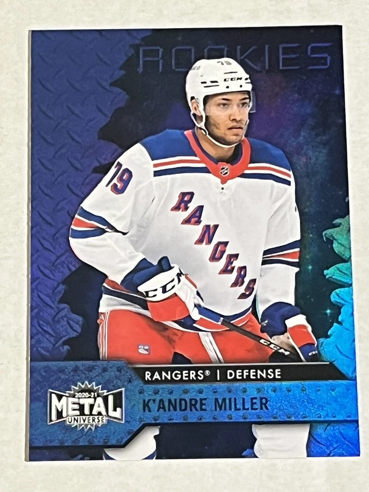 2020 Skybox Metal Universe Rookies Blue Spectrum K'andre Miller #148 Rookie RC - Image 2 of 4