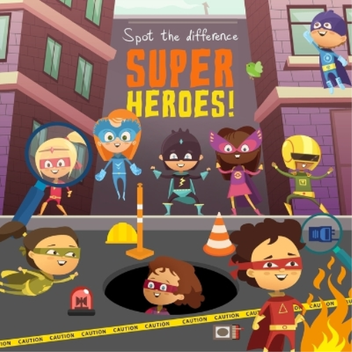 Webber Books Spot the Difference - Superheroes! (Tascabile)