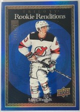 2023-24 Trilogy Rookie Renditions Blue LUKE HUGHES 288/499