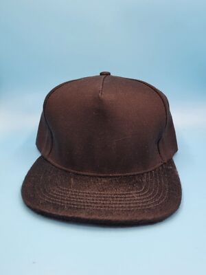 Stampd Black Hat with Fuzzy Brim Snapback