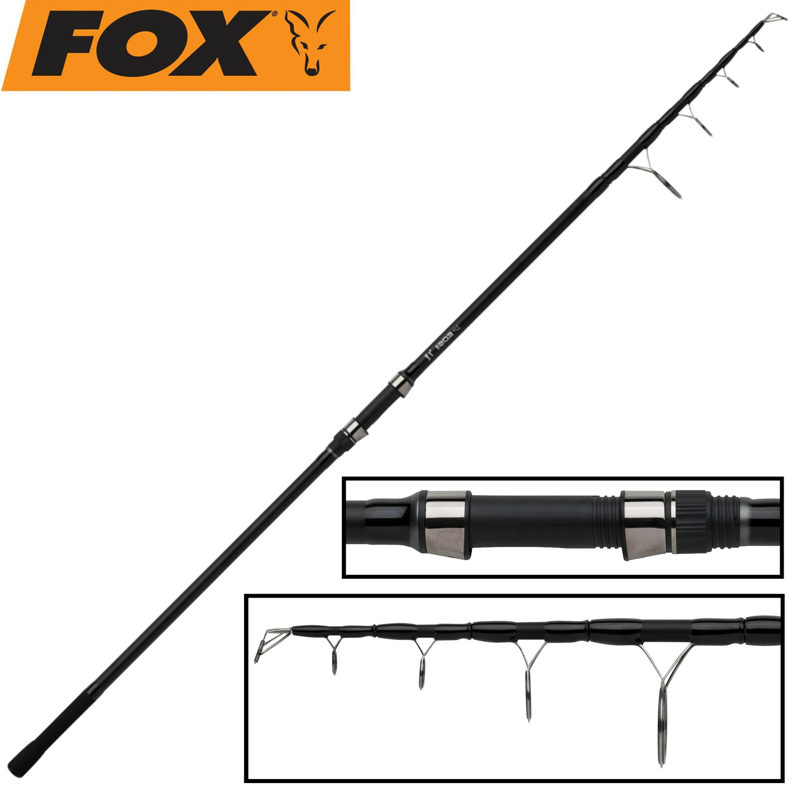 Fox EOS 10ft 3lb telescopic Tele Karpfenrute, Angelrute, Friedfischrute, Rute