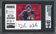DESHAUN WATSON 2017 CONTENDERS ROOKIE RC CONTENDERS AUTO SP