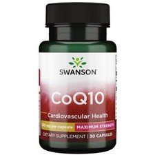 Swanson Coq10 200 mg 30 Capsules, Cardiovascular Health, Energy Support
