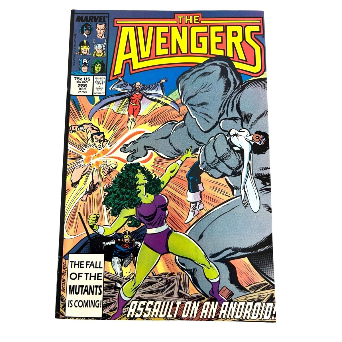 【FaB】Katsu 多言語Marvel The Avengers Comic Book 286 Dec 1987 Marvel “Assault Android