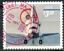 SCOTT 3261 - USED SPACE SHUTTLE PRIORITY MAIL STAMP - VF EXCELLENT CONDITION