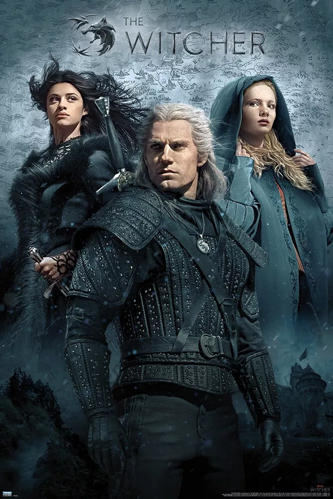 The Witcher - Netflix TV Show Poster (Regular Style - Season 1