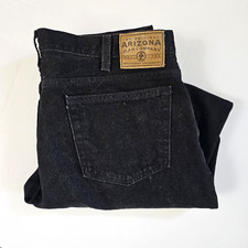 Arizona Jean Co Mens 38x32 Slim Fit Jeans Black