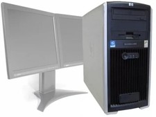 HP XW8000 Workstation 2x Intel Xeon 3.06GHz RAM 2GB NVS 280 Dual Monitor support