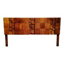 Very Rare complete Lane Mid-Century Brutalist 9 piece Bedroom Set