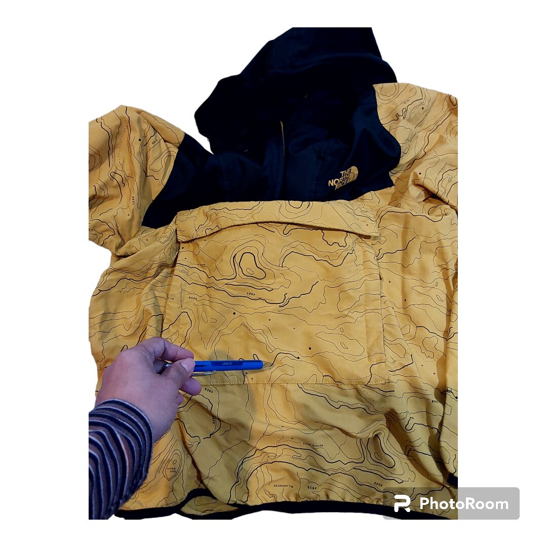 The North Face UO Exclusive Topography Fanorak Jacket Yellow The North Face UO Exclusive Topography Fanorak Jacket Yellow