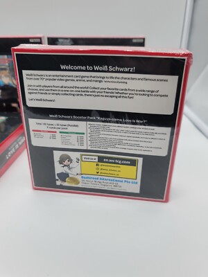 Bushiroad Weiss Schwarz TCG Kaguya-Sama Love is War - Booster Pack for sale online | eBay Bushiroad Weiss Schwarz TCG Kaguya-Sama Love is War - Booster Pack for sale online | eBay