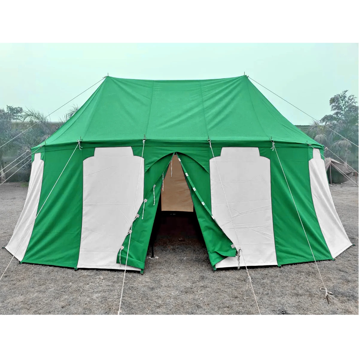 WEEKEND SALE Medieval G&W Burgundian 6x4 M Functional Water Proof Camping Tent