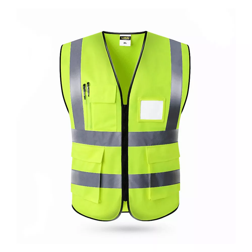 Safety Reflective Vest Security Visibility Shirt Construction Traffic  Warehouse