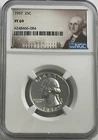 1957 NGC PF69 Silver Proof Washington Quarter 25c Portrait