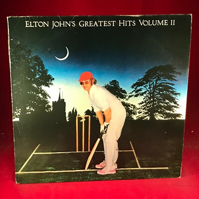 ELTON JOHN Greatest Hits Volume II 1977 UK VINYL LP INNER Pinball Wizard 2 A