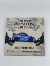 LEEN Customs x 2024 JCCS Exclusive Limited Edition Pin 33/250 1993 Toyota MR2