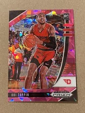 Obi Toppin, 2020 Prizm Draft Picks, Pink Cracked Ice Prizm, card # 47