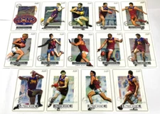 2001 SELECT AFL AUTHENTIC TRADING CARD FULL BASE CARD TEAM SET-BRISBANE (14)*