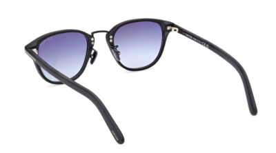 Tom Ford FT1049 D 02W Matte Black/Blue Gradient Square Men's