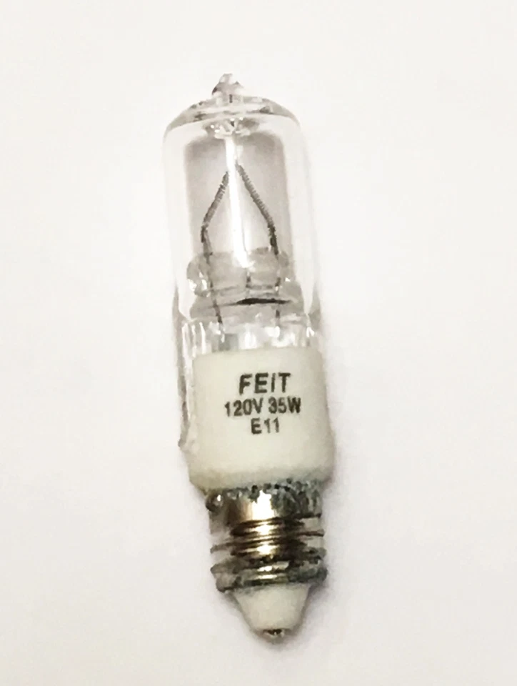HIGH QUALITY Mini Candelabra Base CLEAR E11 120V 35W 35 Watts Light Bulb - Image 2 of 3