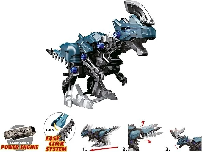 REVELL - CYBER BEASTS - SHARPKNIGHT - 1:35 55 PARTS 26,5 CM NUOVO - Immagine 3 di 4