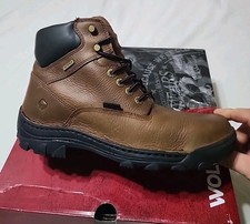 Wolverine W05484 Size 9 M Medium 6" in. Brown Durbin Leather Hiking Work Boots