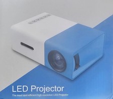 Mini LED Projector Portable Multimedia Video Home Theater 1080P Support NIB