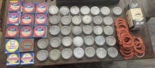 Vintage Ball Mason Canning Jar Lids & Rubber Seal 45 lids 200 jar rubber seal
