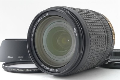 Nikon AF-S NIKKOR 18-140mm f3.5-5.6 G ED DX  VR Zoom Lens JAPAN [NEAR MINT]