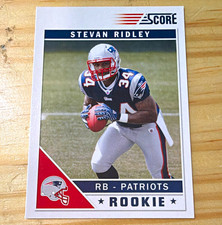 panini 2011 score Stevan Ridley Rookie #391 New England Patriots Football Card. rookie card picture