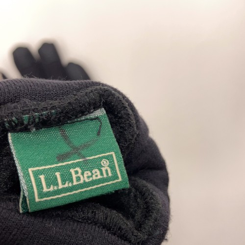 LL Bean Women Medium Power Stretch Winter Gloves Black - Picture 4 of 6