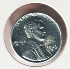 1943 WWII Lincoln Wheat Steel Penny Collectible US Collection Very Good War Coin