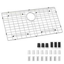 Sink Protector Grid, Sink Grids for Bottom of Kitchen Sink with Corner Radius...
