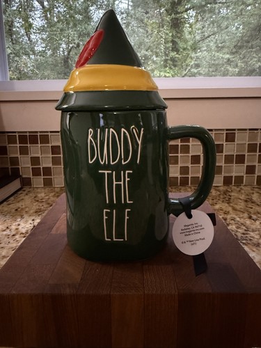 Lot De Décalcomanies Noël Buddy L'elfe - Style Rae Dunn - Neuf